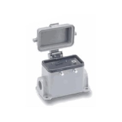 Embase en saillie 10B, Aluminium moulé sous pression, Alliage de zinc moulé, IP65, Sortie horizontale, M20